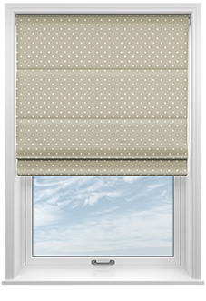 Full Stop, Oatmeal - Roman Blind
